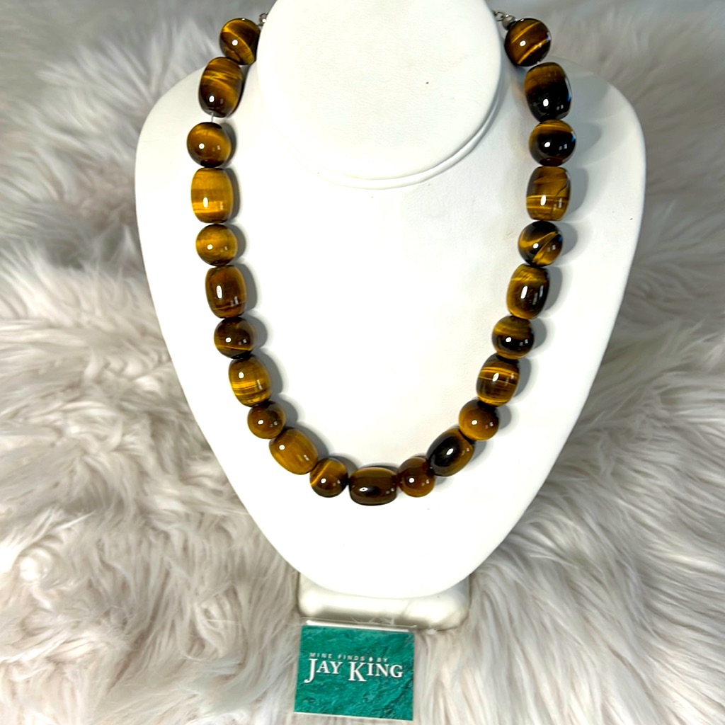 Jay King Mine Finds Tigers Eye Necklace 112$